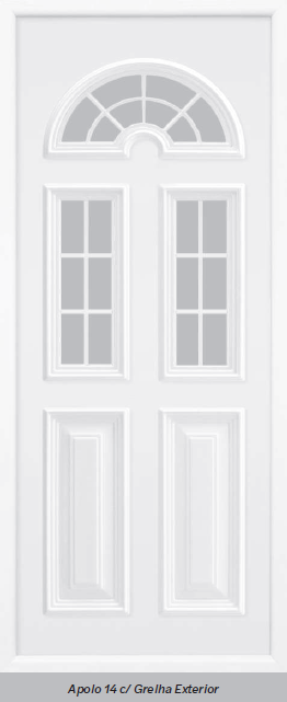 Painel Estampado Apolo 14 c/ Grelha Exterior